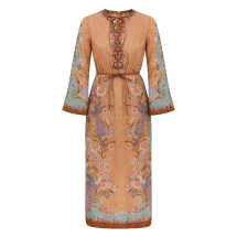 [Zimmermann] Long sleeve dress FW26 8077DSS262TSCF