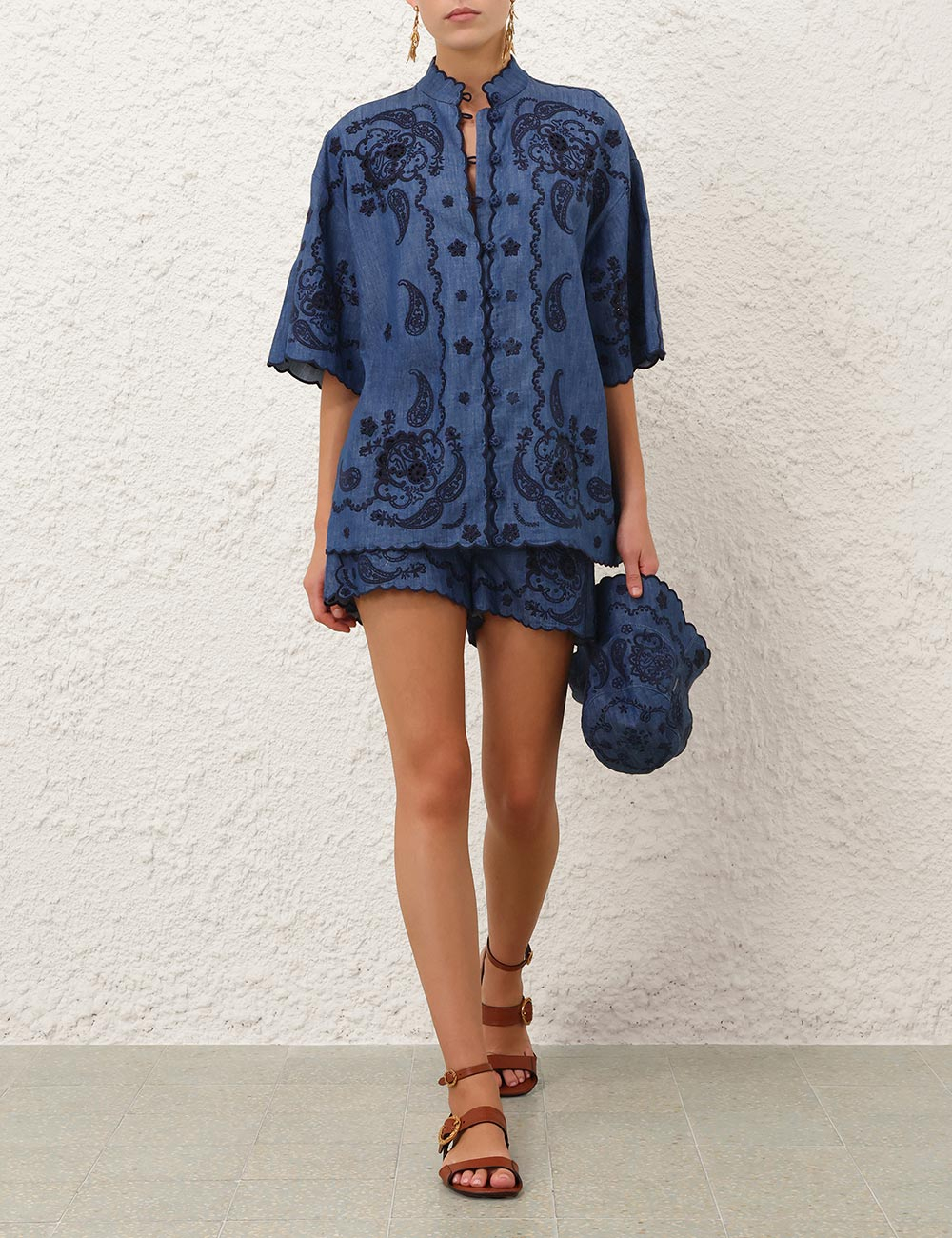 [Zimmermann] Shorts FW26 8361ASS261RWBLU