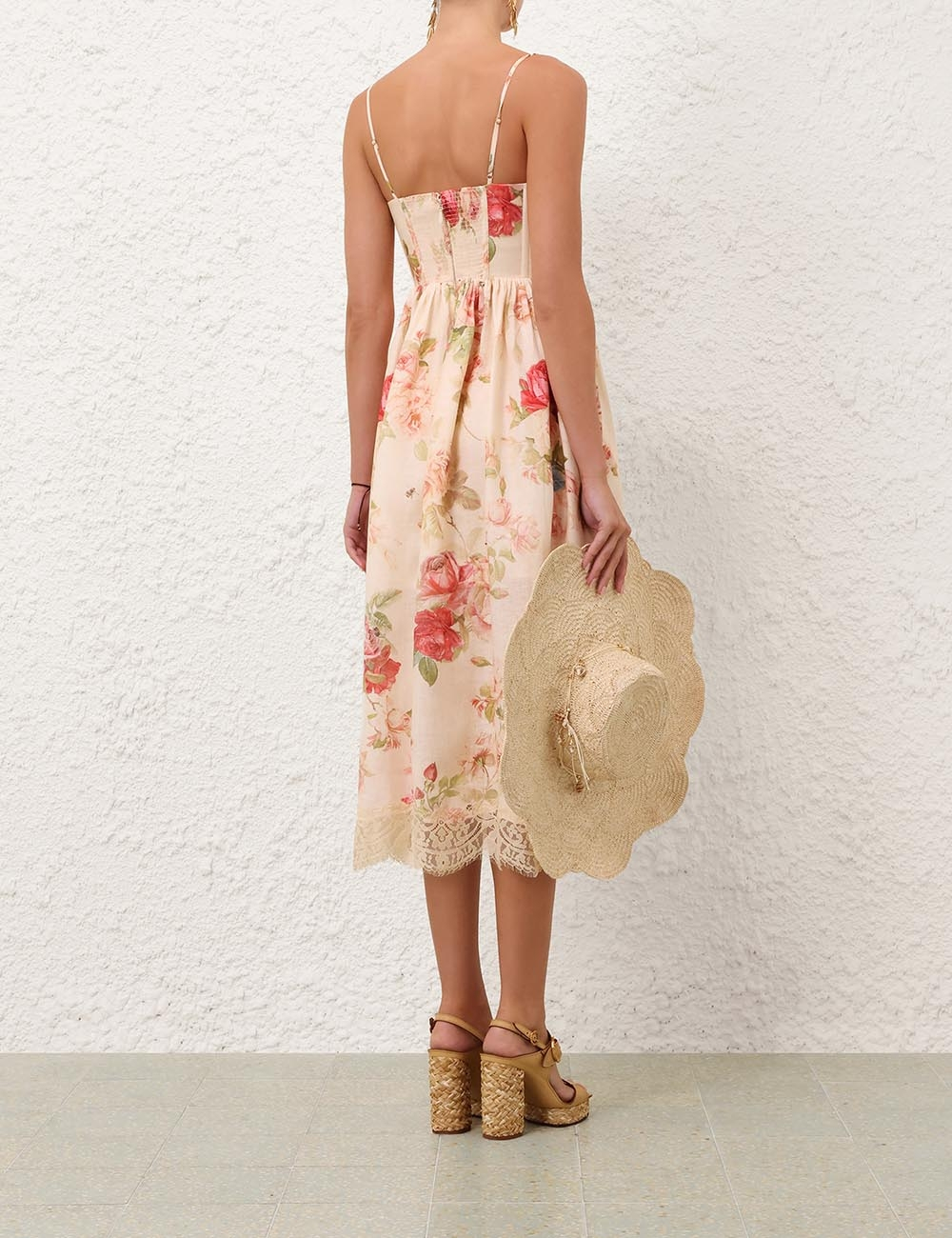 [Zimmermann] Sleeveless dress FW26 8959DSS264CMRF