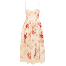 [Zimmermann] Sleeveless dress FW26 8959DSS264CMRF