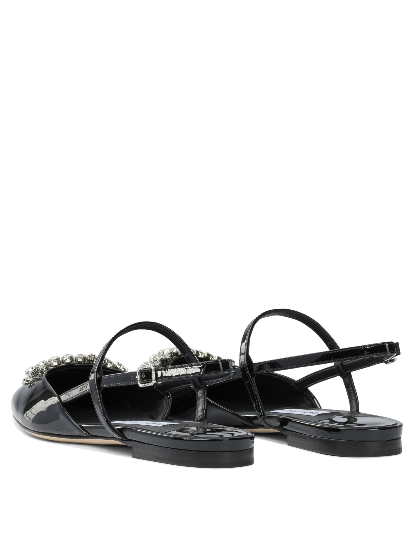 [Jimmy Choo] Sandals SS26 BELINDA SB FLATPATBLACK