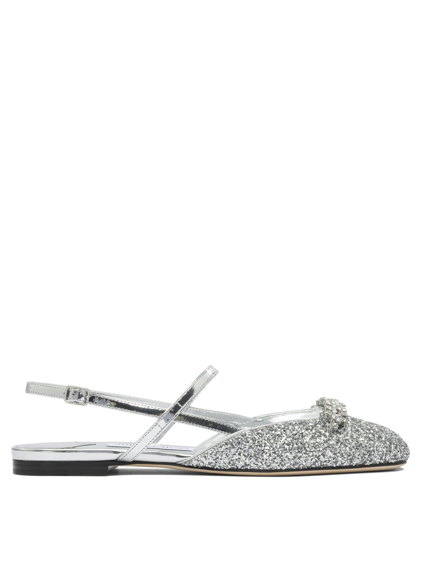 [Jimmy Choo] Sandals SS26 BELINDA SB FLATJDPSILVER/SILVER