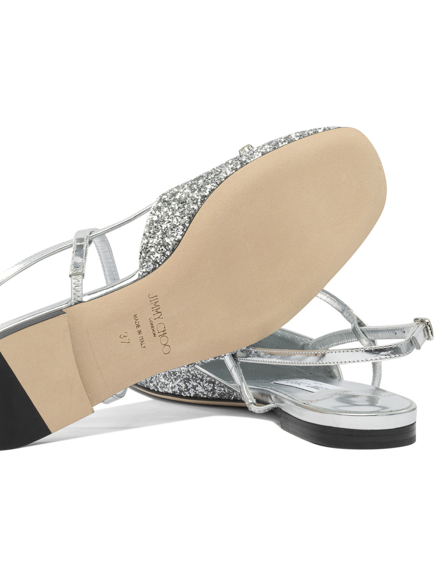 [Jimmy Choo] Sandals SS26 BELINDA SB FLATJDPSILVER/SILVER