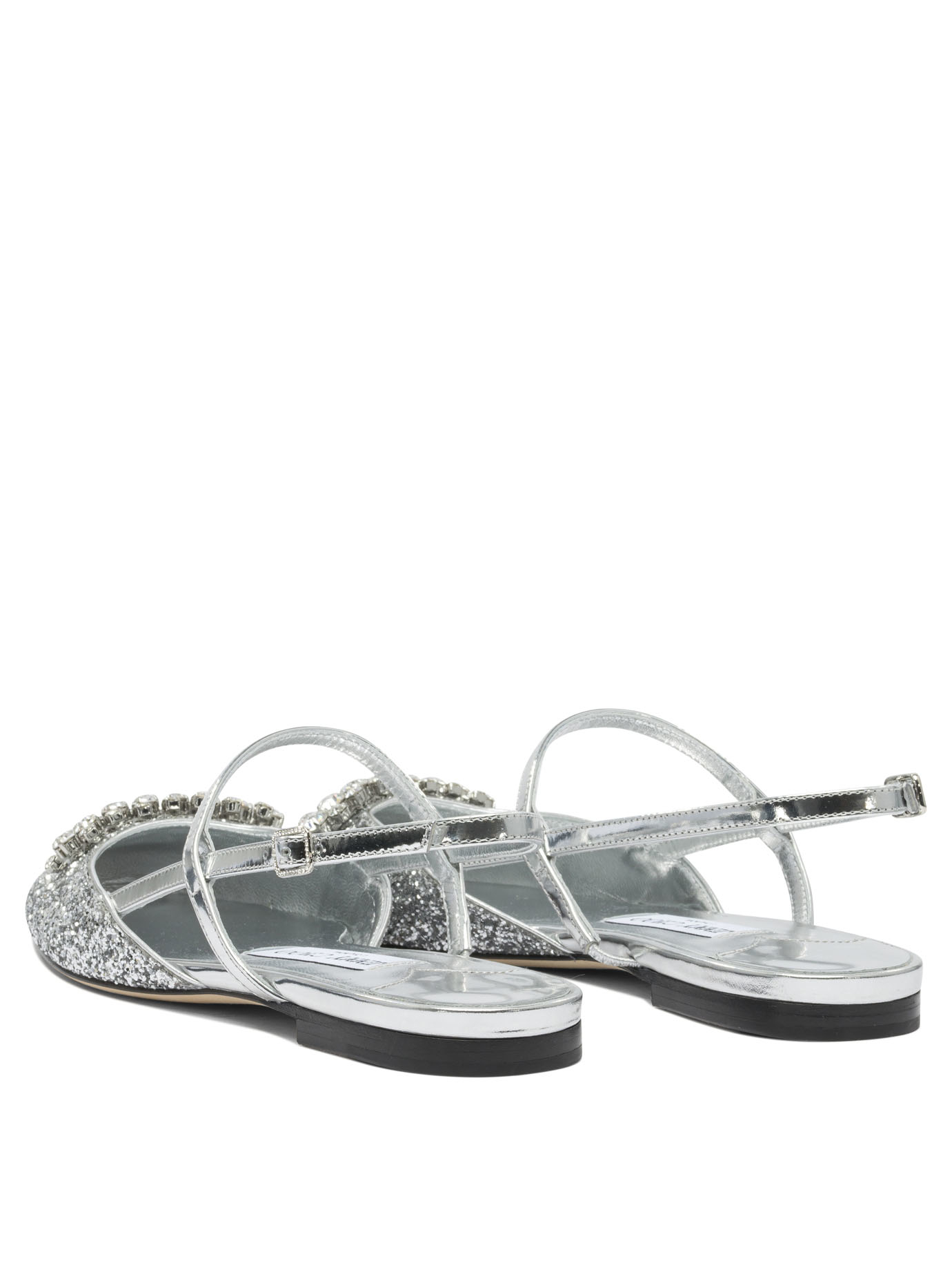 [Jimmy Choo] Sandals SS26 BELINDA SB FLATJDPSILVER/SILVER