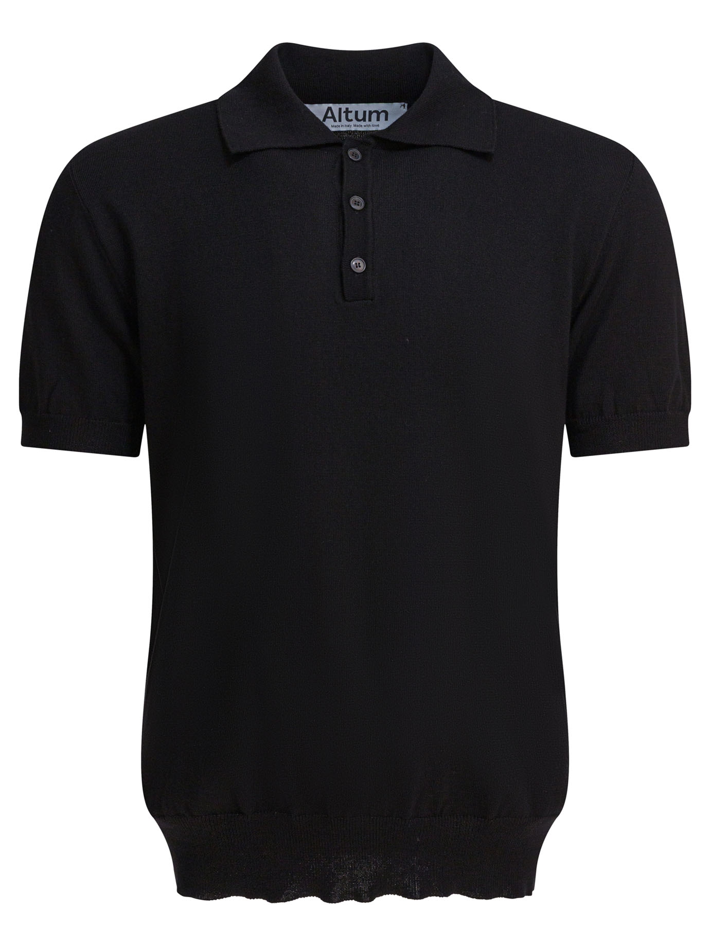 [Altum] Shirts Short Sleeve SS26 POLO01BLACK