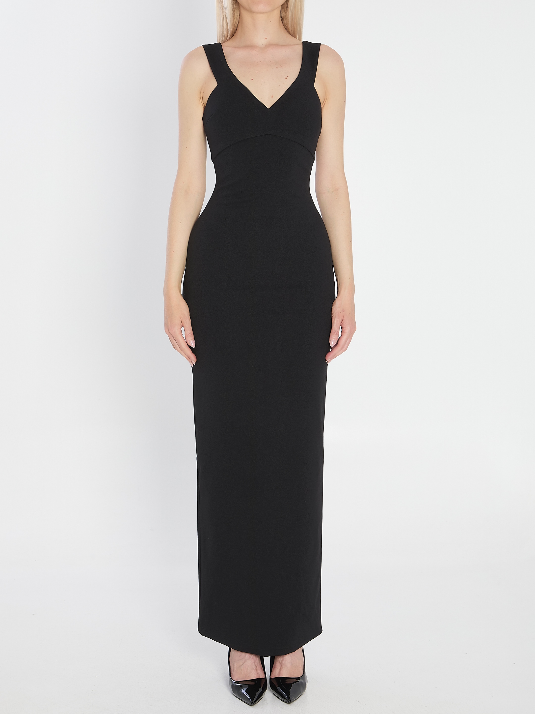 [Solace London] Sleeveless dress FW25 OS44044__BLACK