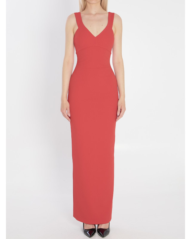 [Solace London] Sleeveless dress FW25 OS44044__RED