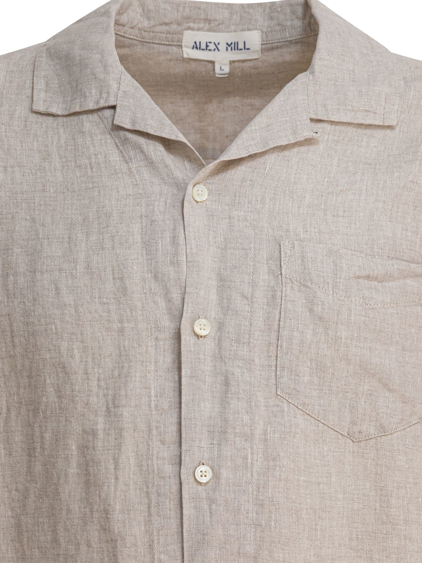 [Alex Mill] Shirts Short Sleeve SS26 234-MS035-3139FLAX