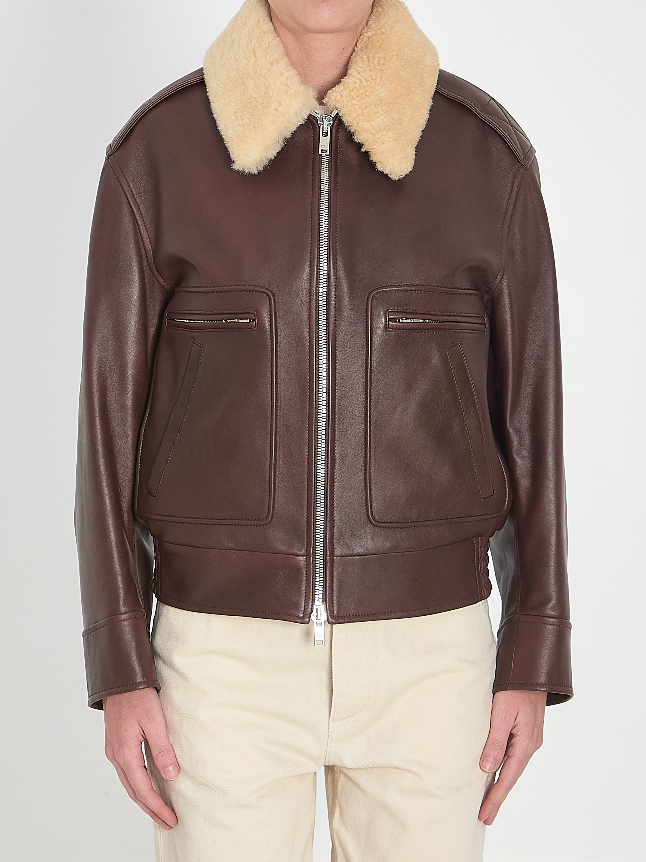 [Bottega Veneta] Leather Jacket FW25 832380_V5MF0_2107