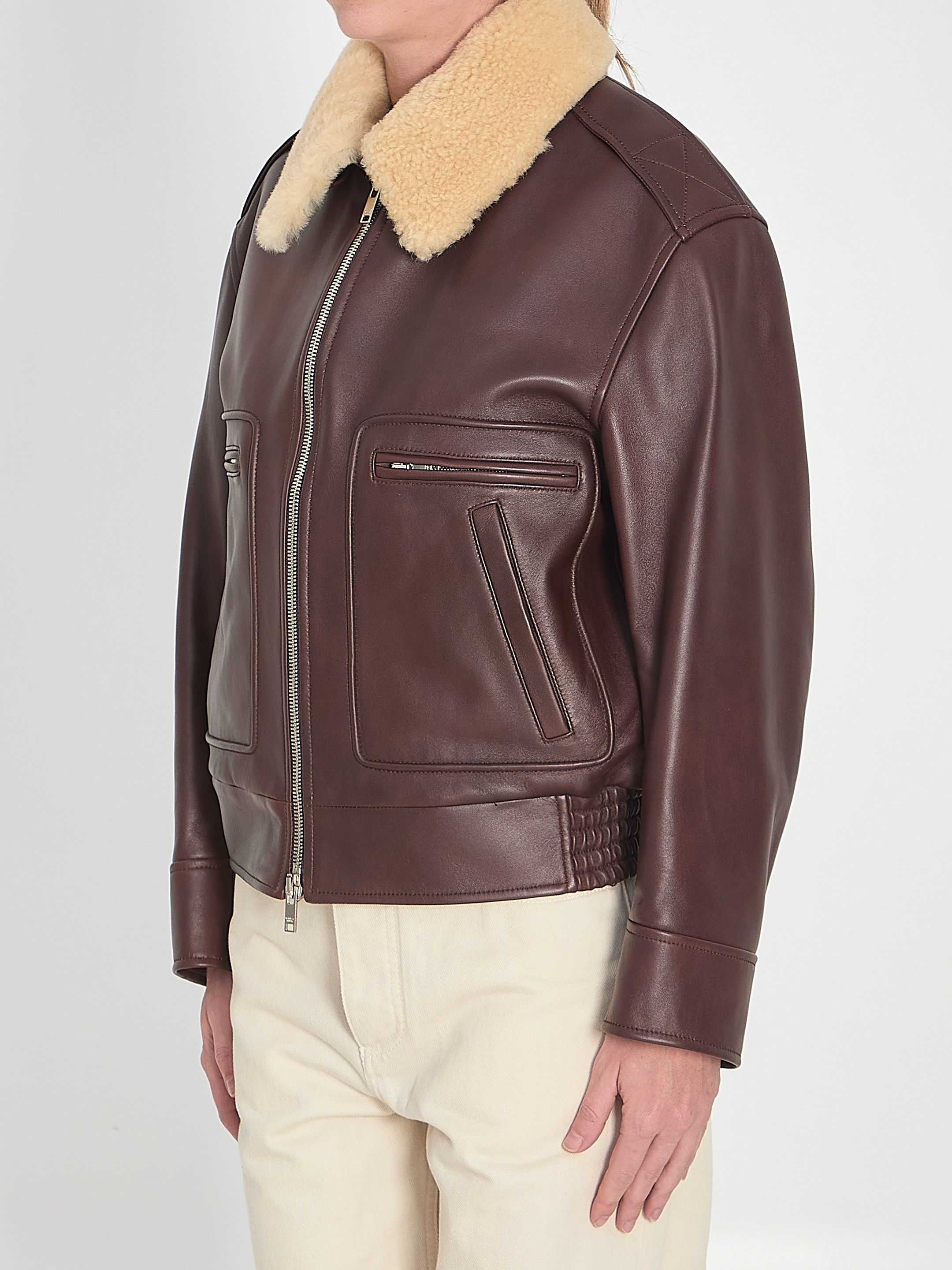 [Bottega Veneta] Leather Jacket FW25 832380_V5MF0_2107