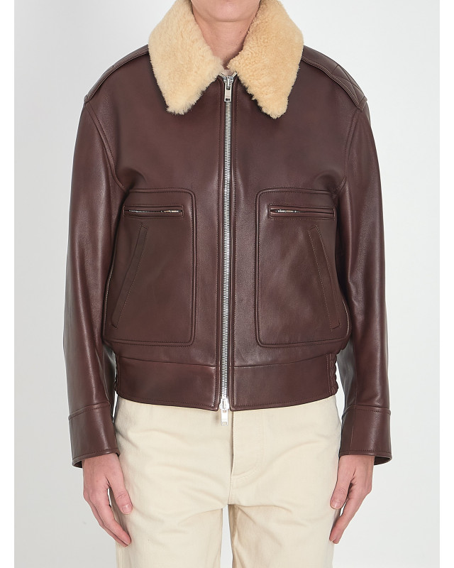 [Bottega Veneta] Leather Jacket FW25 832380_V5MF0_2107