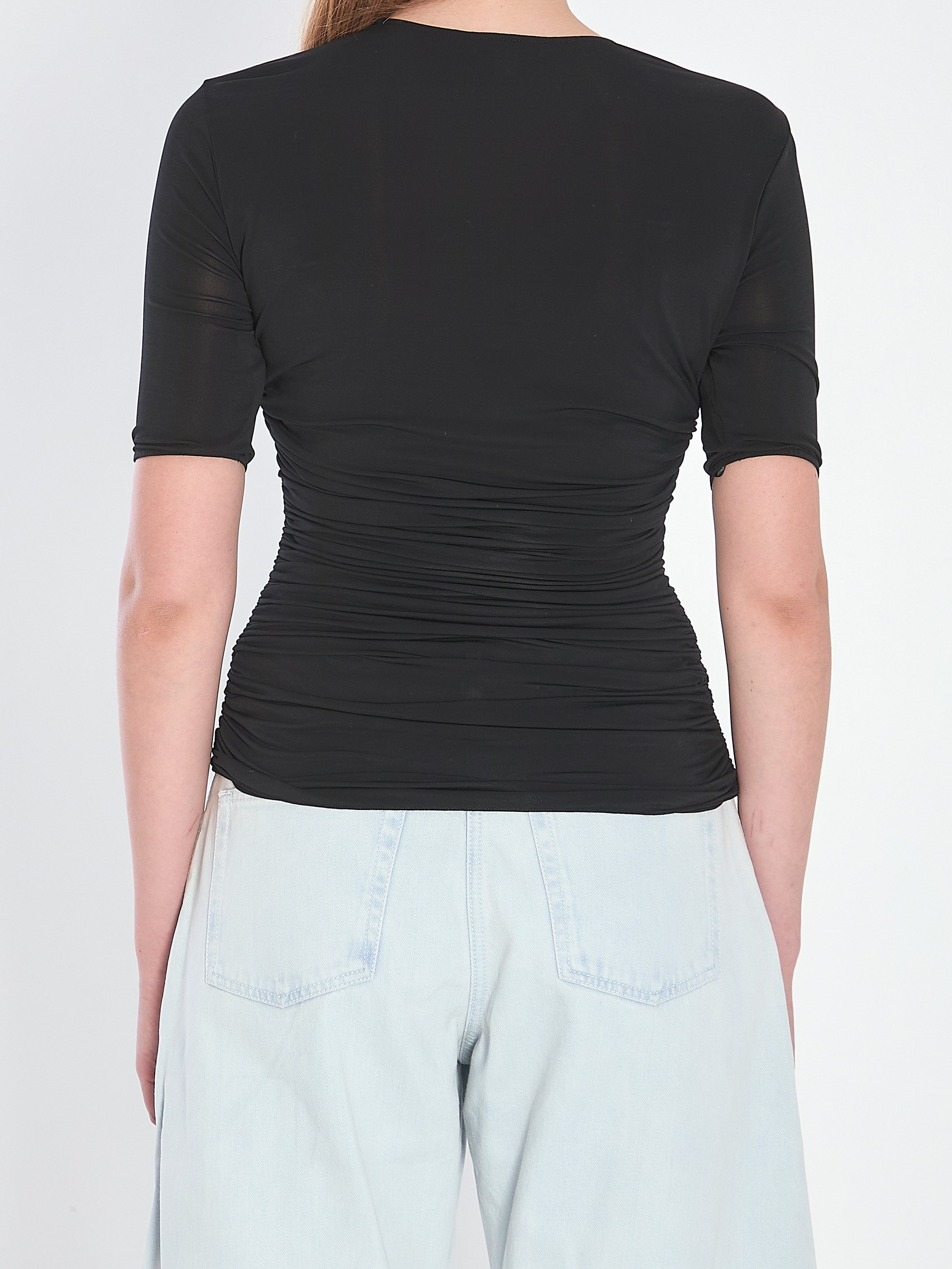 [Alaia] T-shirts Short Sleeve FW25 AA9H1248J050B__995