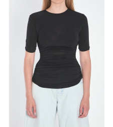 [Alaia] T-shirts Short Sleeve FW25 AA9H1248J050B__995
