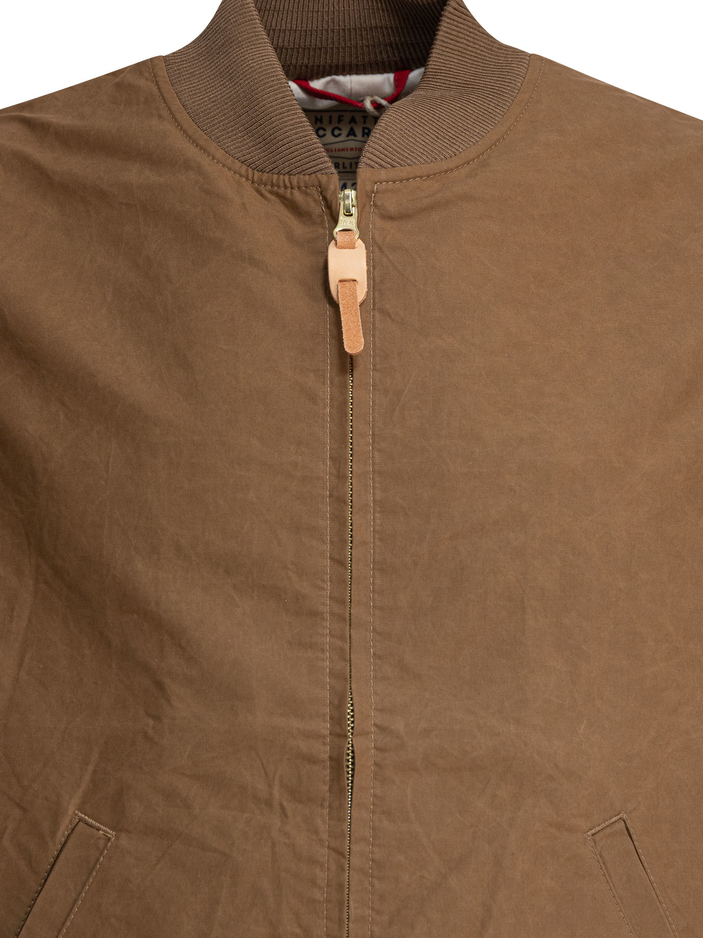 [Manifattura Ceccarelli] Bomber Jacket SS26 6020-QPDARK TAN