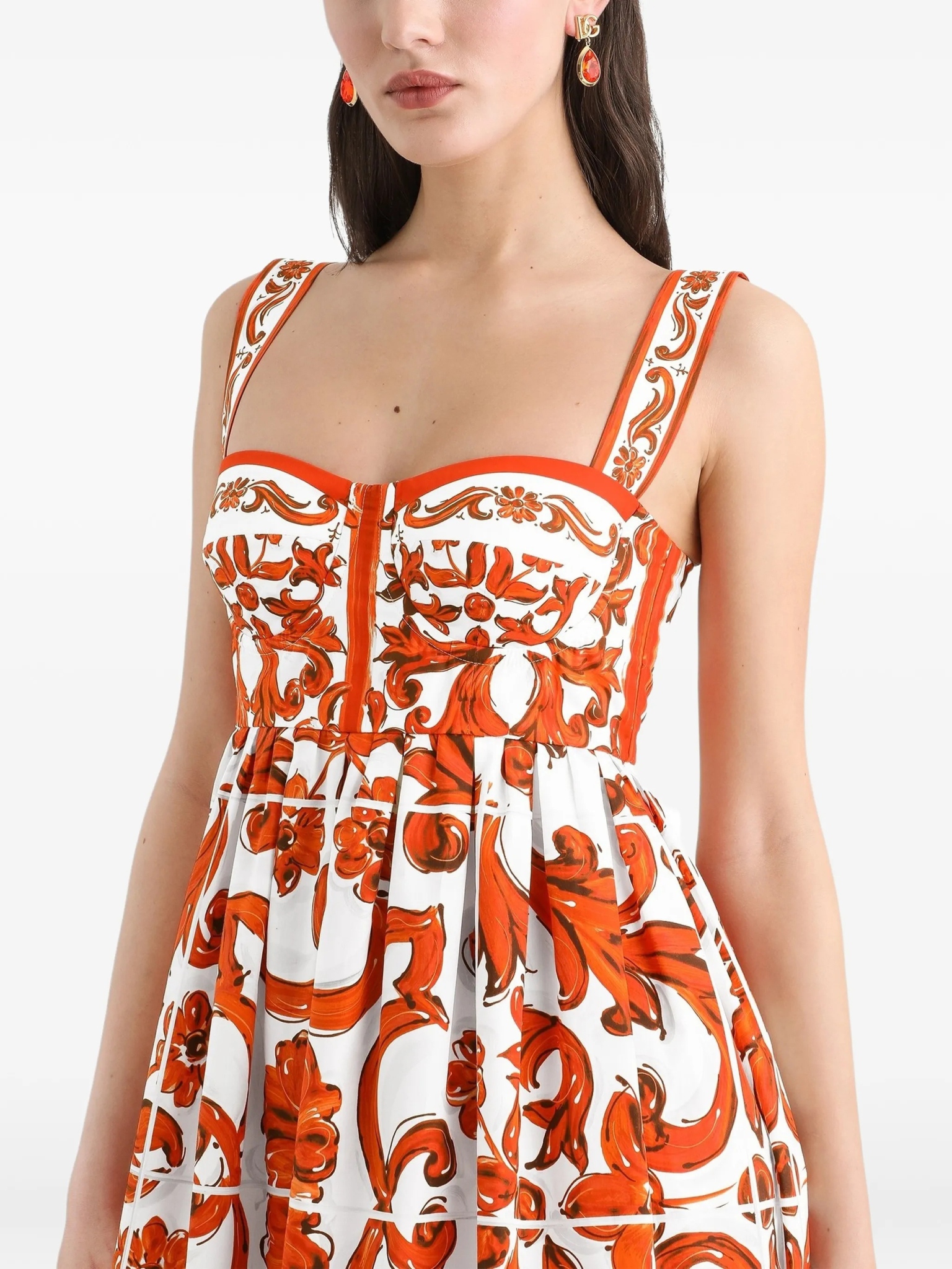 [Dolce & Gabbana] Sleeveless dress FW26 F6UT1TGDDRLS9000