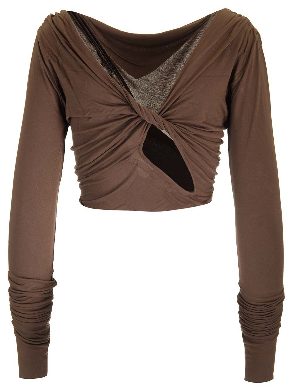 [Rick Owens Lilies] T-shirts Long Sleeve FW24 LI02D5204RV184