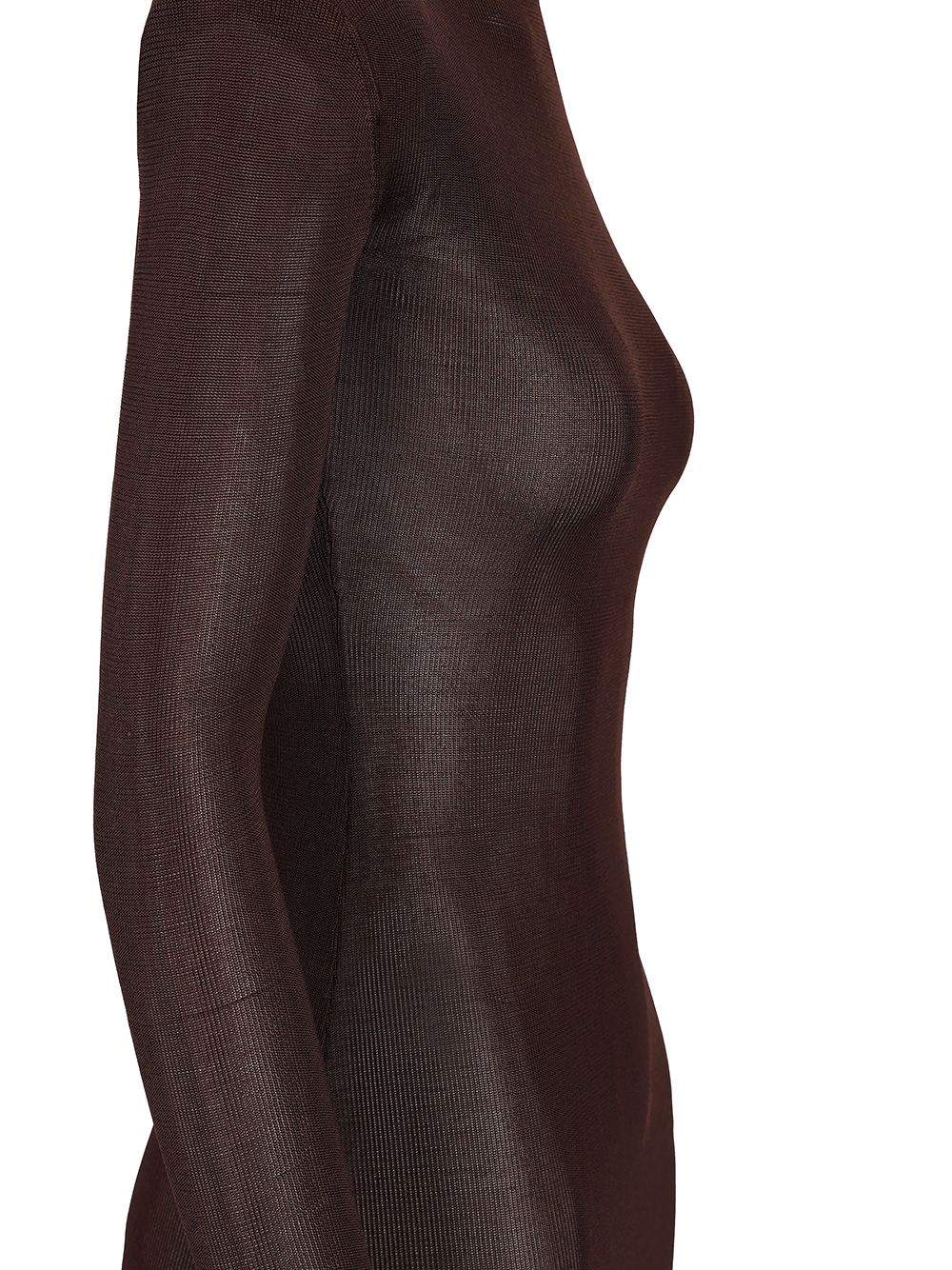 [Self-portrait] Long sleeve dress FW25 SS25-945X-BRBROWN