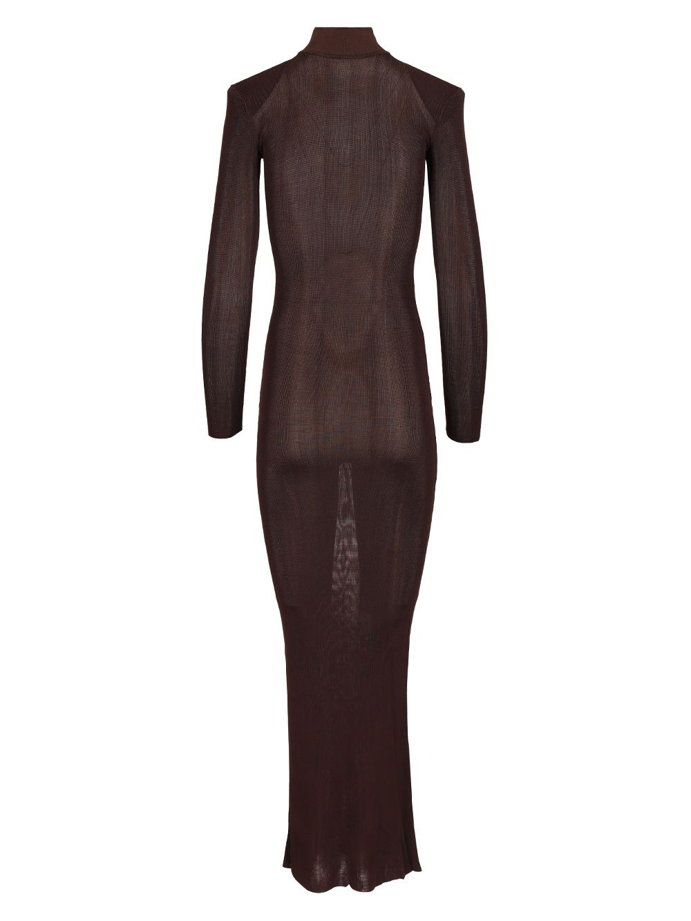 [Self-portrait] Long sleeve dress FW25 SS25-945X-BRBROWN