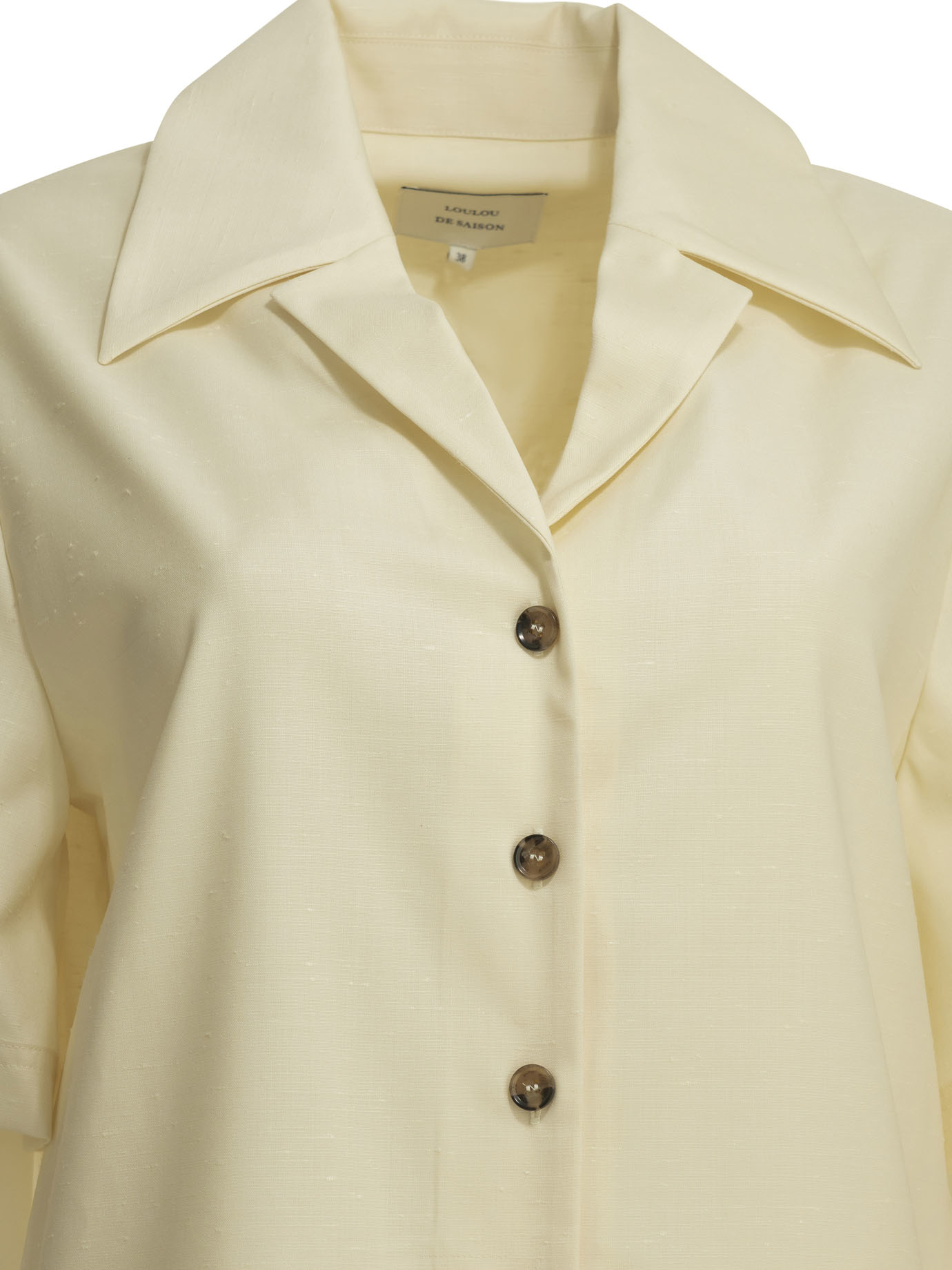 [LouLou De Saison] Shirts Short Sleeve SS26 BOAIVORY