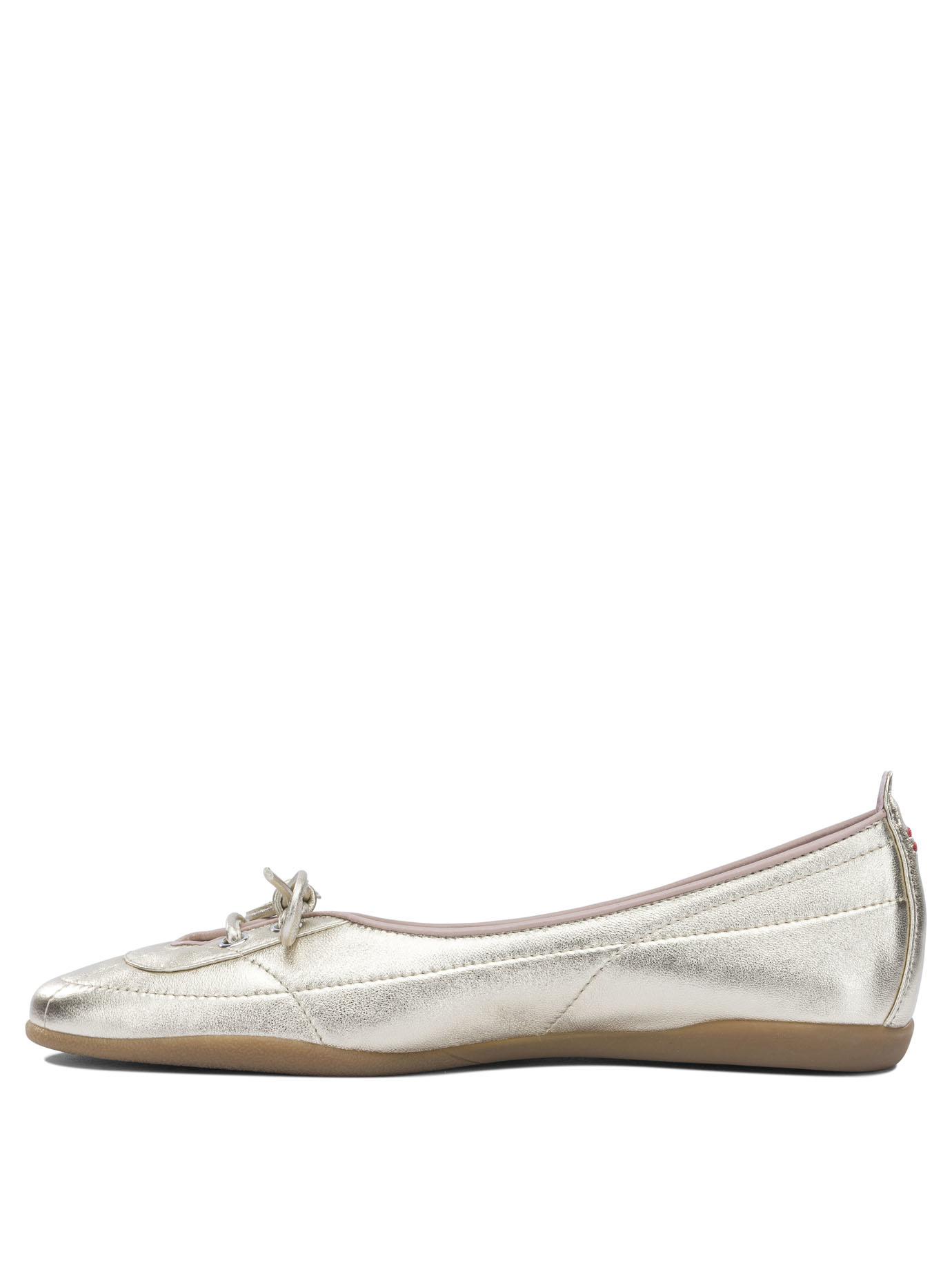 [Halmanera] Flat shoes SS26 JANA04METALLIC PLATINO