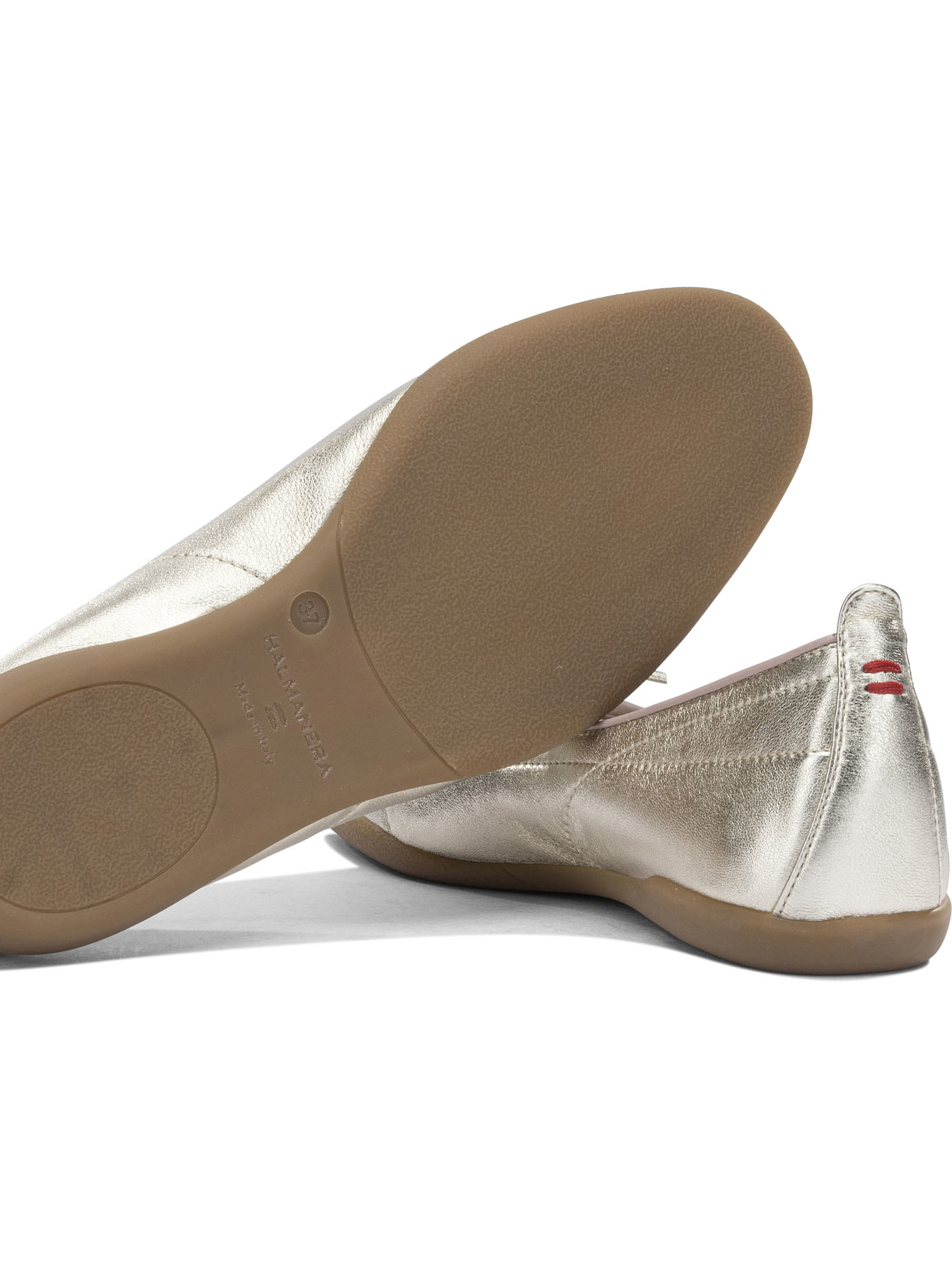 [Halmanera] Flat shoes SS26 JANA04METALLIC PLATINO