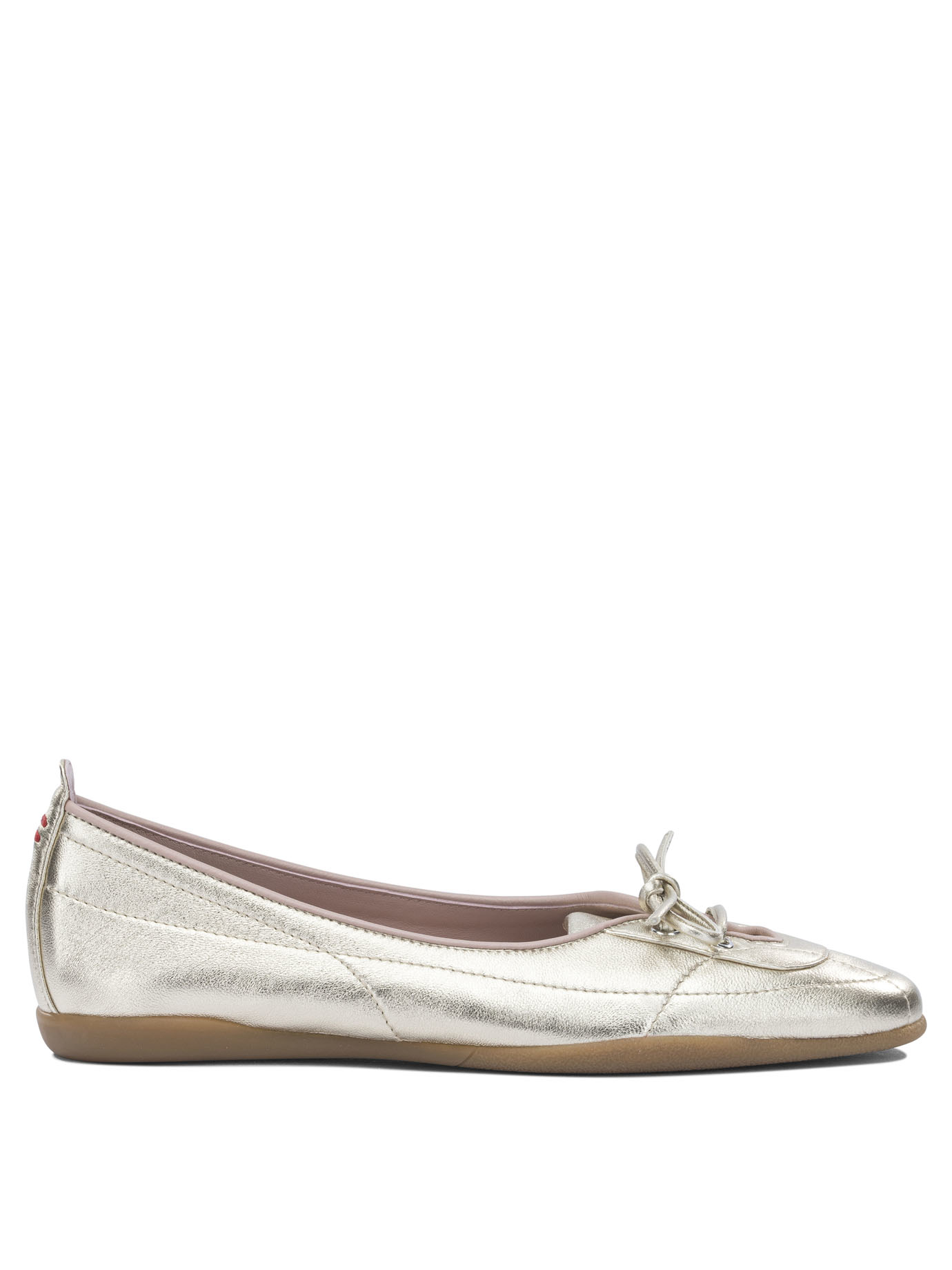 [Halmanera] Flat shoes SS26 JANA04METALLIC PLATINO