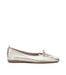 [Halmanera] Flat shoes SS26 JANA04METALLIC PLATINO