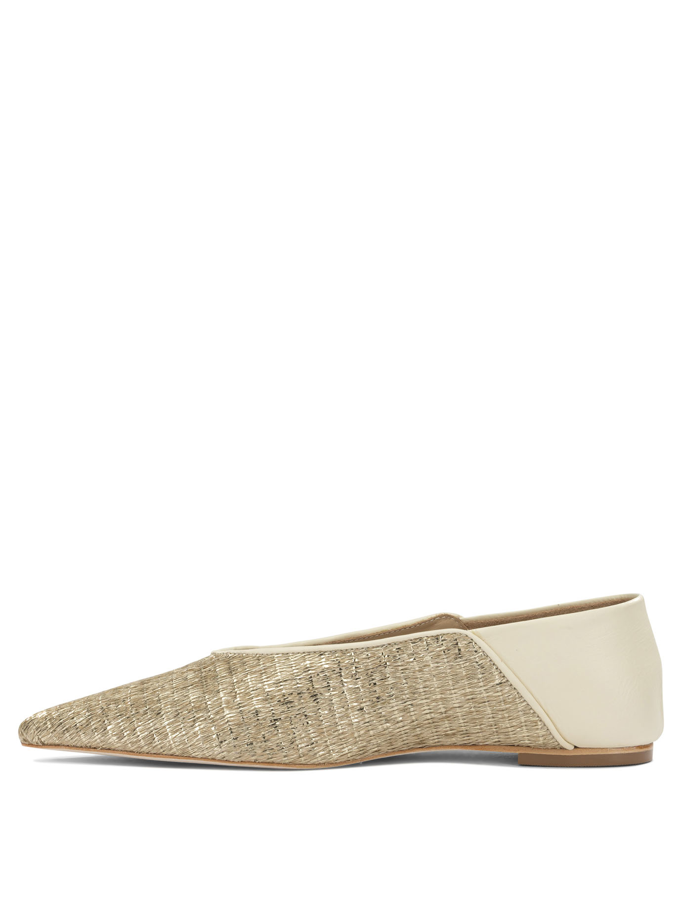 [Ammb Milano] Flat shoes SS26 7110028PALHA LIGHT GOLDNAPPA BUTTER