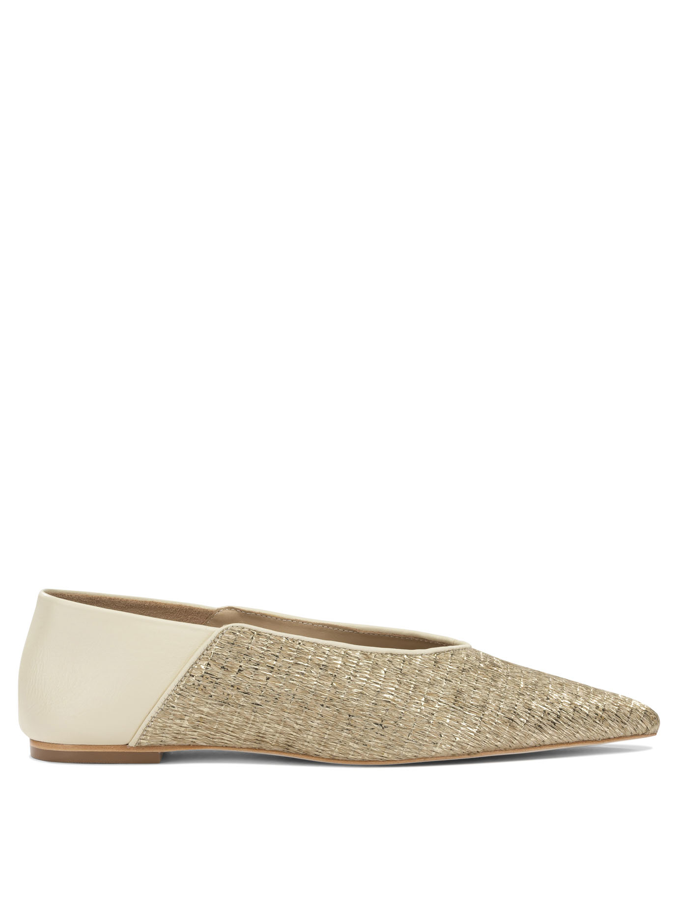 [Ammb Milano] Flat shoes SS26 7110028PALHA LIGHT GOLDNAPPA BUTTER