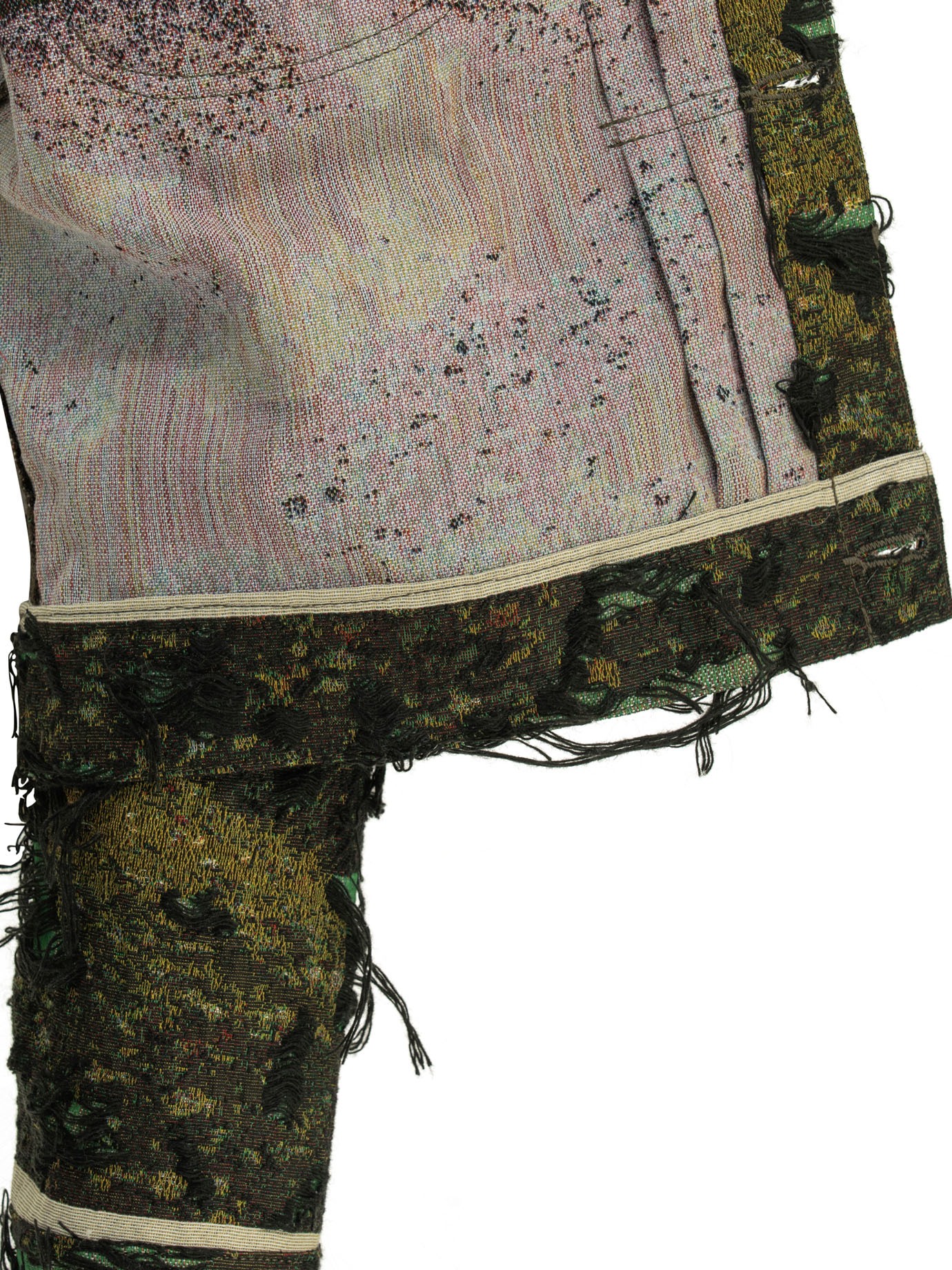 [Junya Watanabe MAN] Jacket SS26 WQ-J030-S261 GRN/BK/LGTBLU