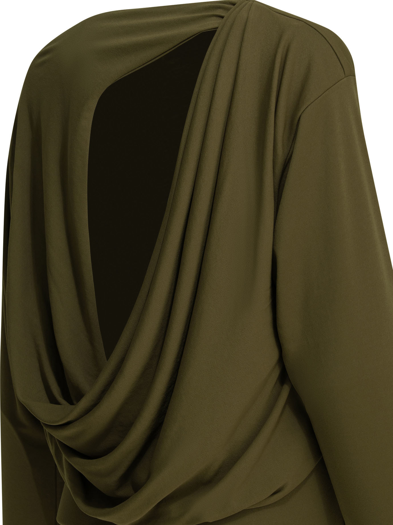 [JACQUEMUS] Long sleeve dress SS26 DRW00823AJ00253DARK KHAKI