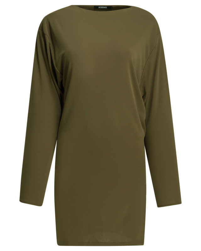 [JACQUEMUS] Long sleeve dress SS26 DRW00823AJ00253DARK KHAKI