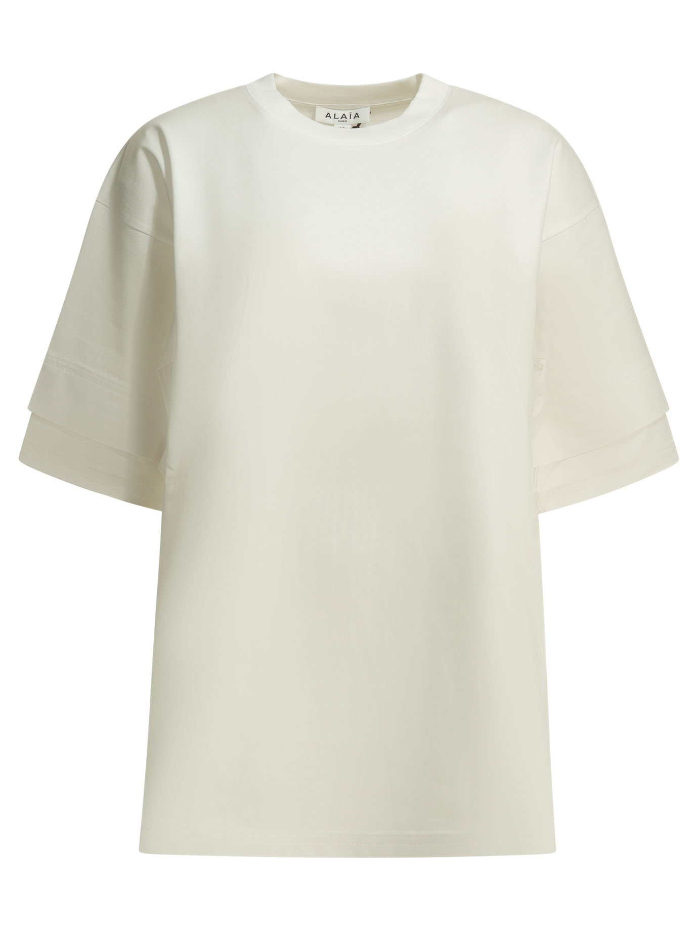 [Alaia] T-shirts Short Sleeve SS26 AA9I0025J103C000