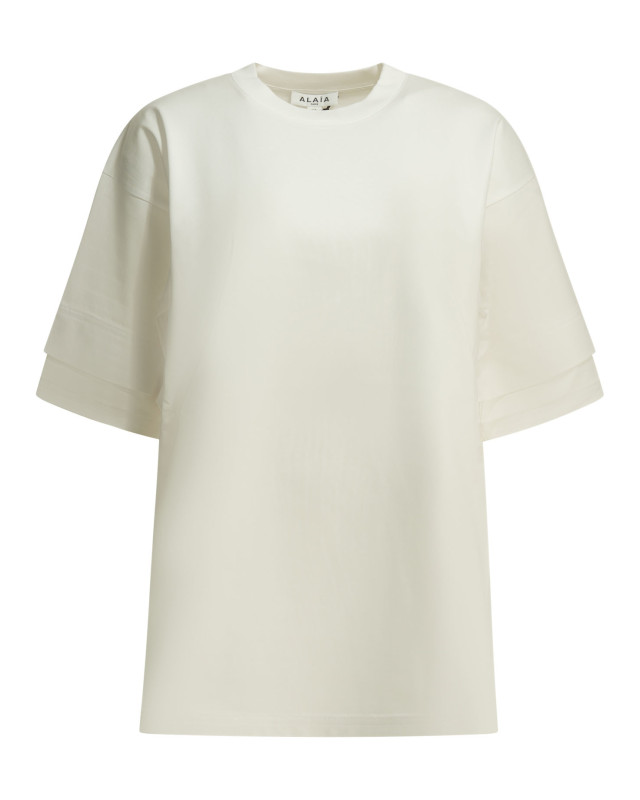 [Alaia] T-shirts Short Sleeve SS26 AA9I0025J103C000