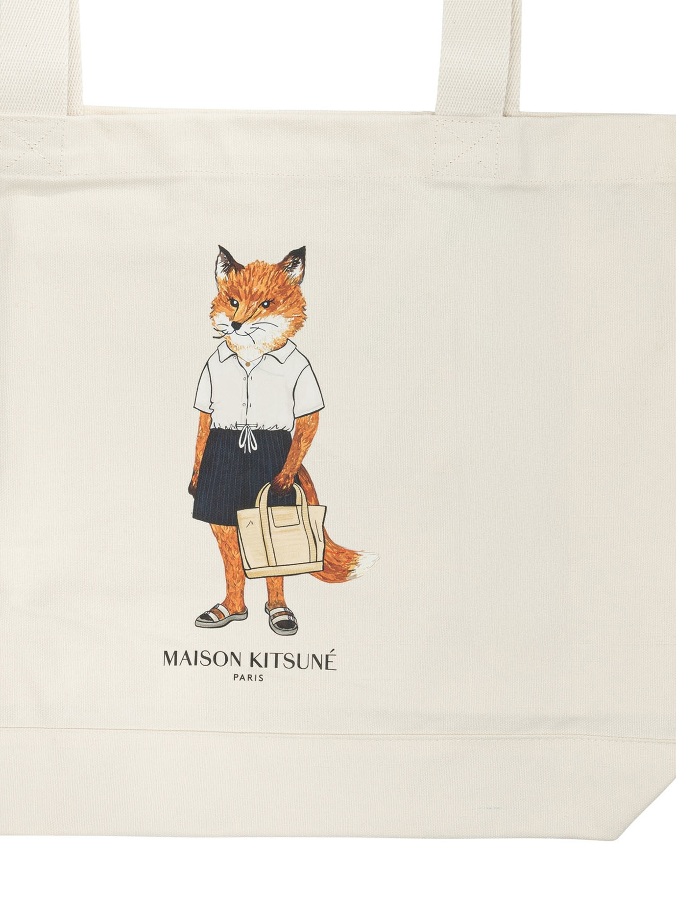 [MAISON KITSUNE] Shoulder bag SS26 QU05108WW9042P700