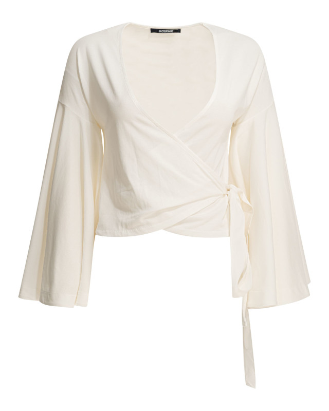 [JACQUEMUS] Blouse SS26 TOW00905AJ00254WHITE