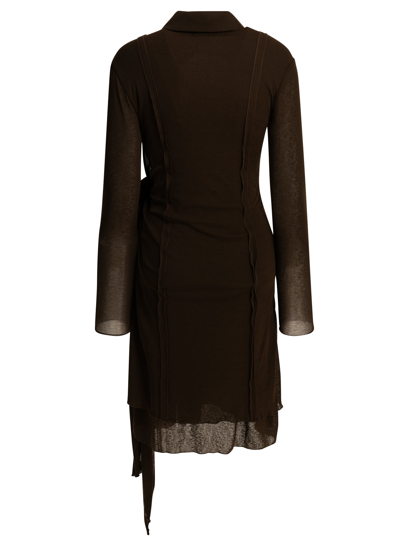 [GANNI] Long sleeve dress SS26 A1030222ZWX