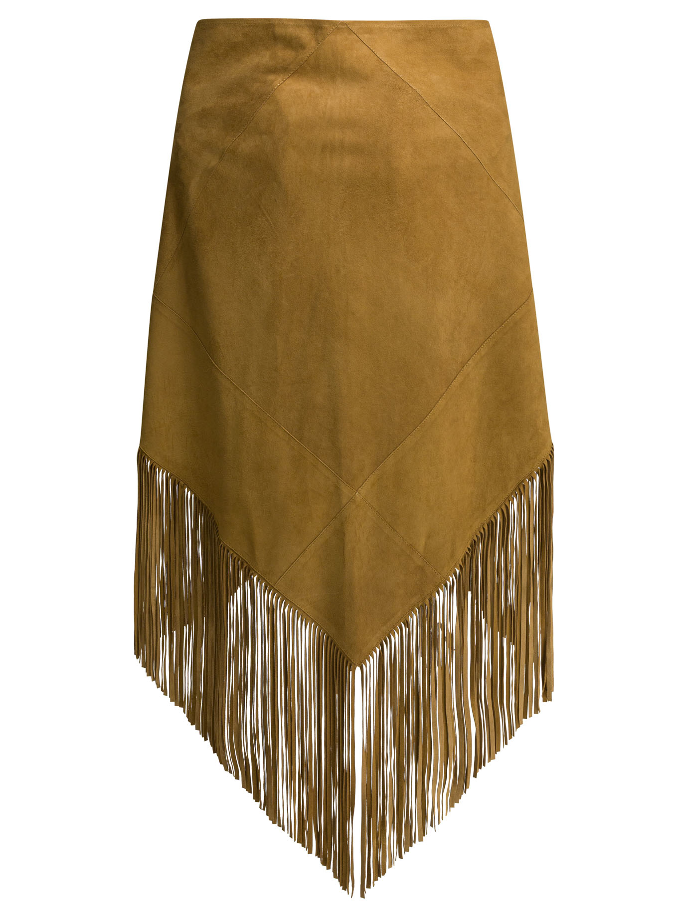 [FURLING BY GIANI] Midi skirt SS26 MAYORCASUEDE BGIRASOLE