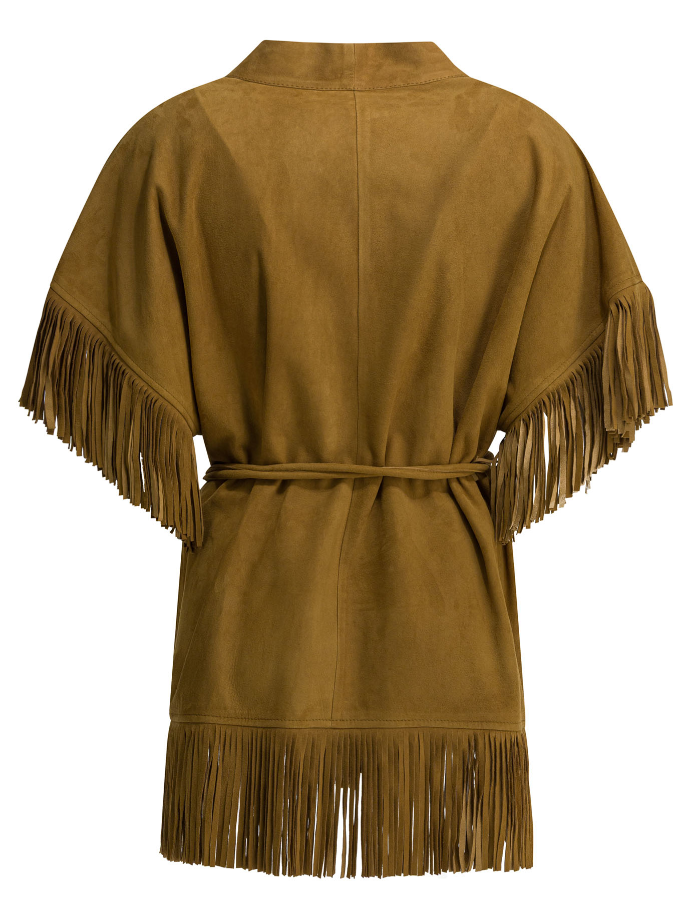 [FURLING BY GIANI] Jacket SS26 MARTA/FR+BELTSUEDE BGIRASOLE