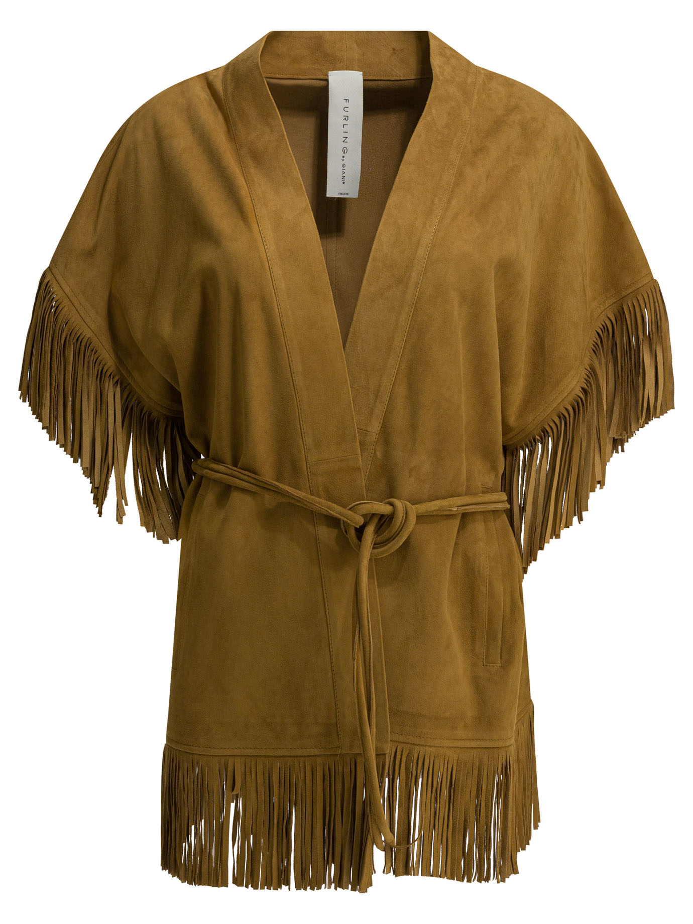 [FURLING BY GIANI] Jacket SS26 MARTA/FR+BELTSUEDE BGIRASOLE