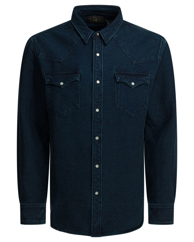 [RRL by Ralph Lauren] Shirts Long Sleeve SS26 782P06938001INDIGO
