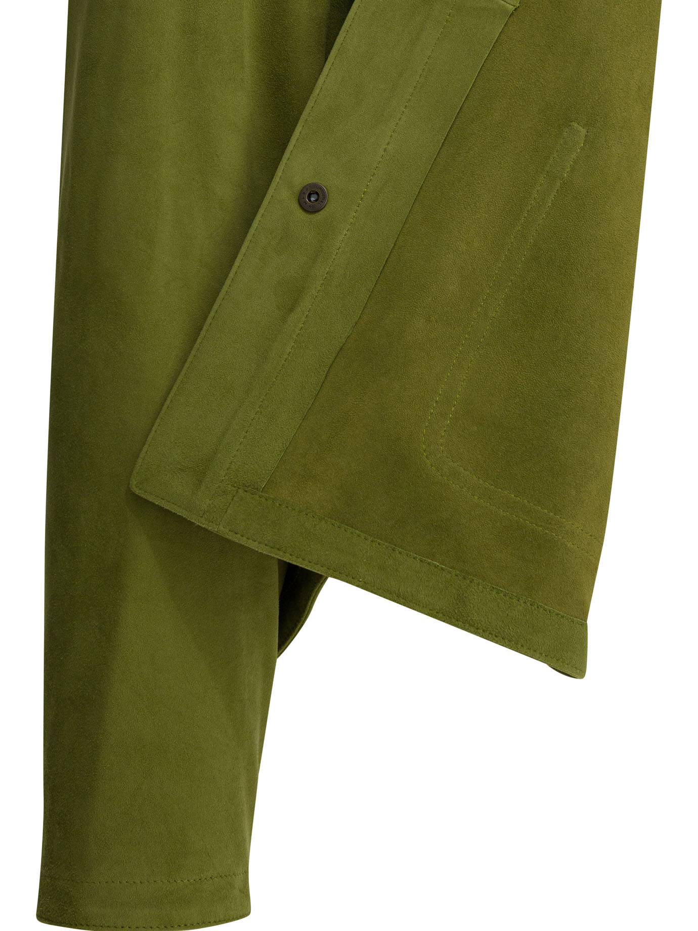 [FURLING BY GIANI] Jacket SS26 PIANOSASUEDE BGREEN PEPPER