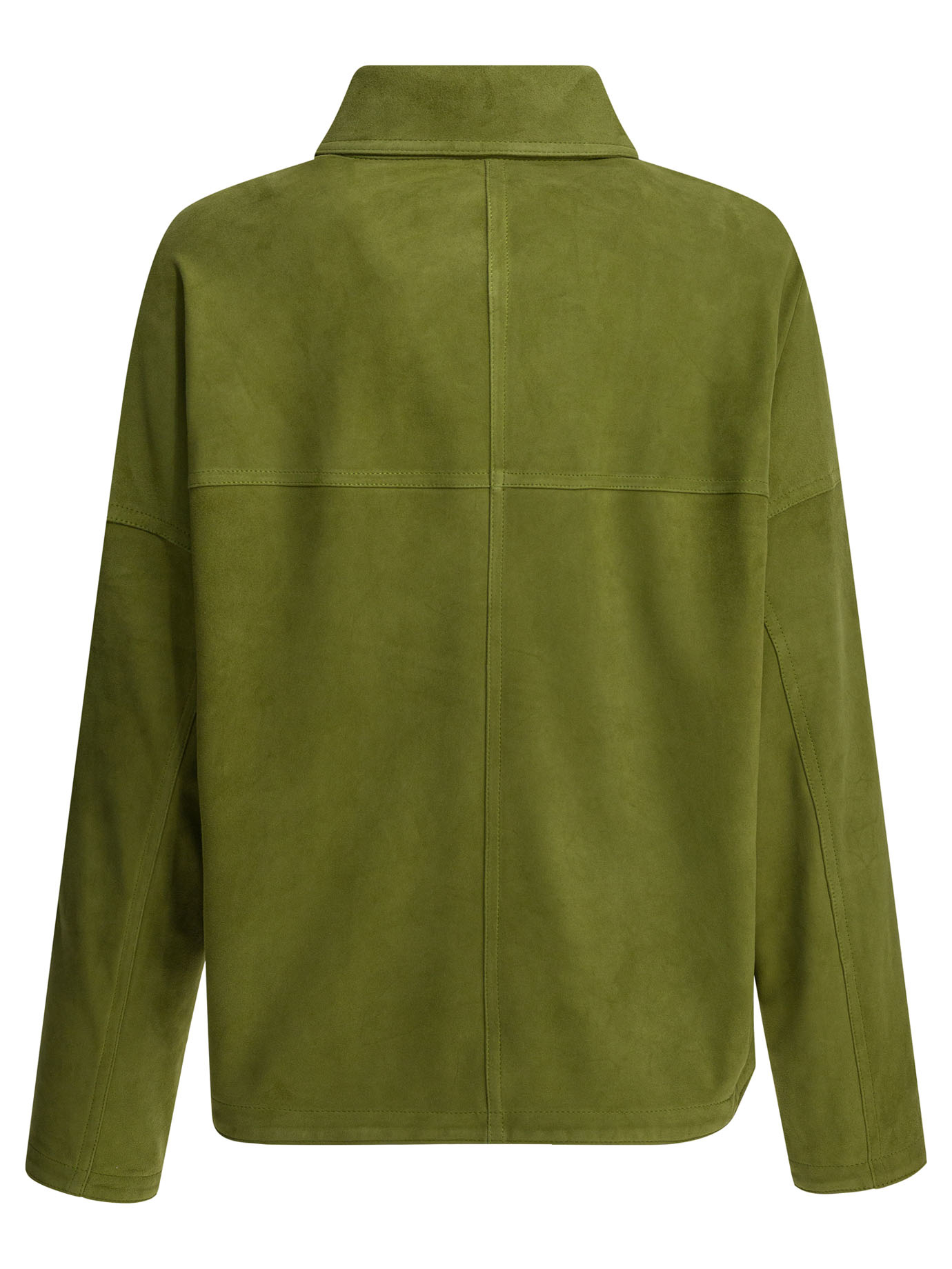 [FURLING BY GIANI] Jacket SS26 PIANOSASUEDE BGREEN PEPPER