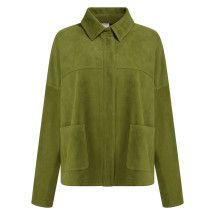 [FURLING BY GIANI] Jacket SS26 PIANOSASUEDE BGREEN PEPPER
