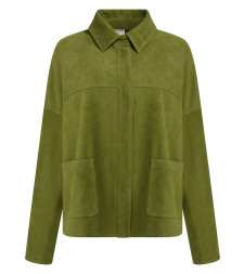 [FURLING BY GIANI] Jacket SS26 PIANOSASUEDE BGREEN PEPPER