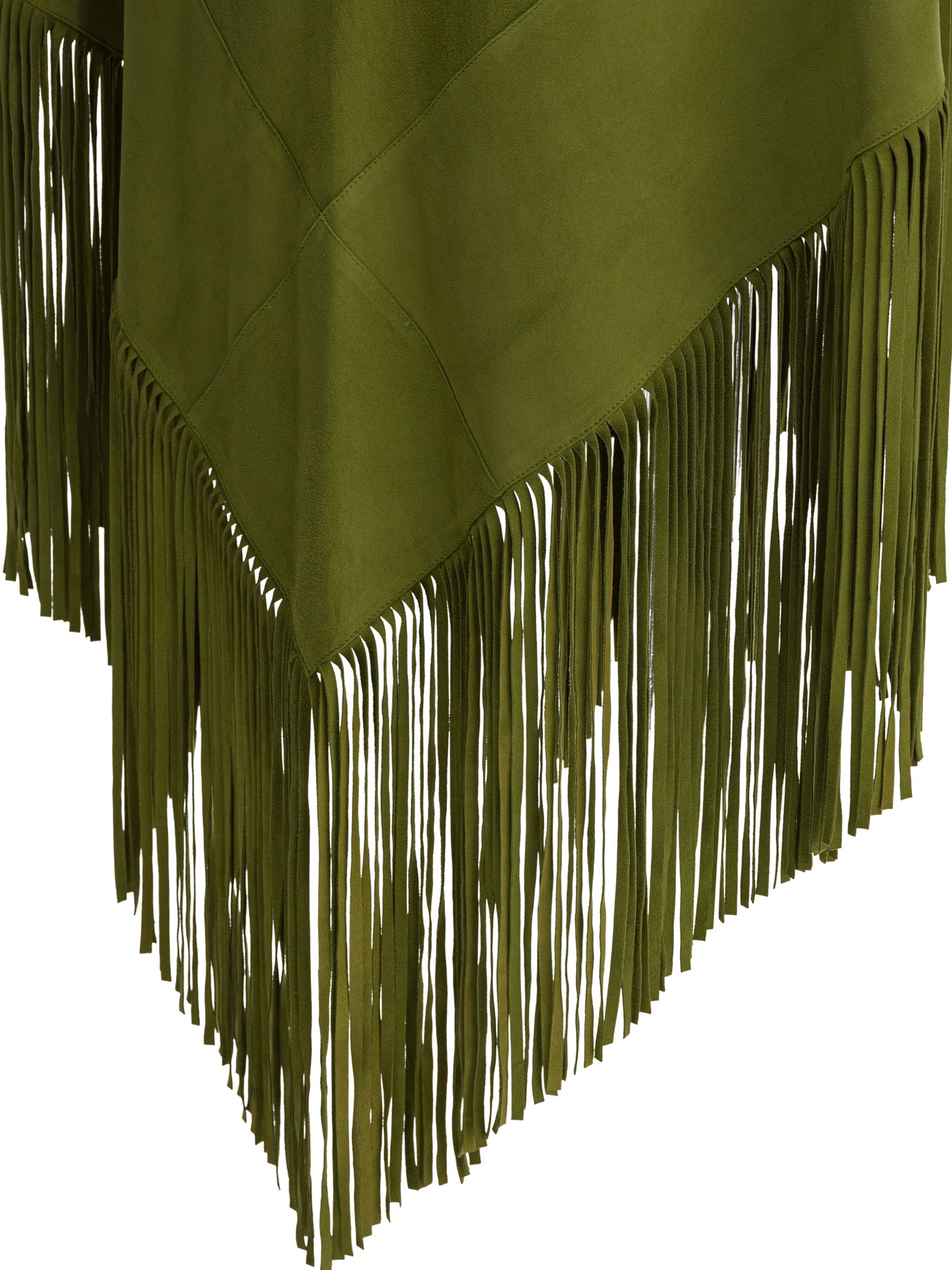 [FURLING BY GIANI] Midi skirt SS26 MAYORCASUEDE BGREEN PEPPER