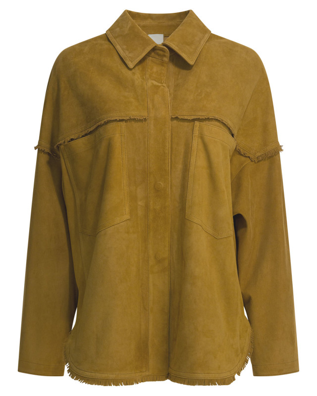 [FURLING BY GIANI] Jacket SS26 MONICA/FRSUEDE BGIRASOLE