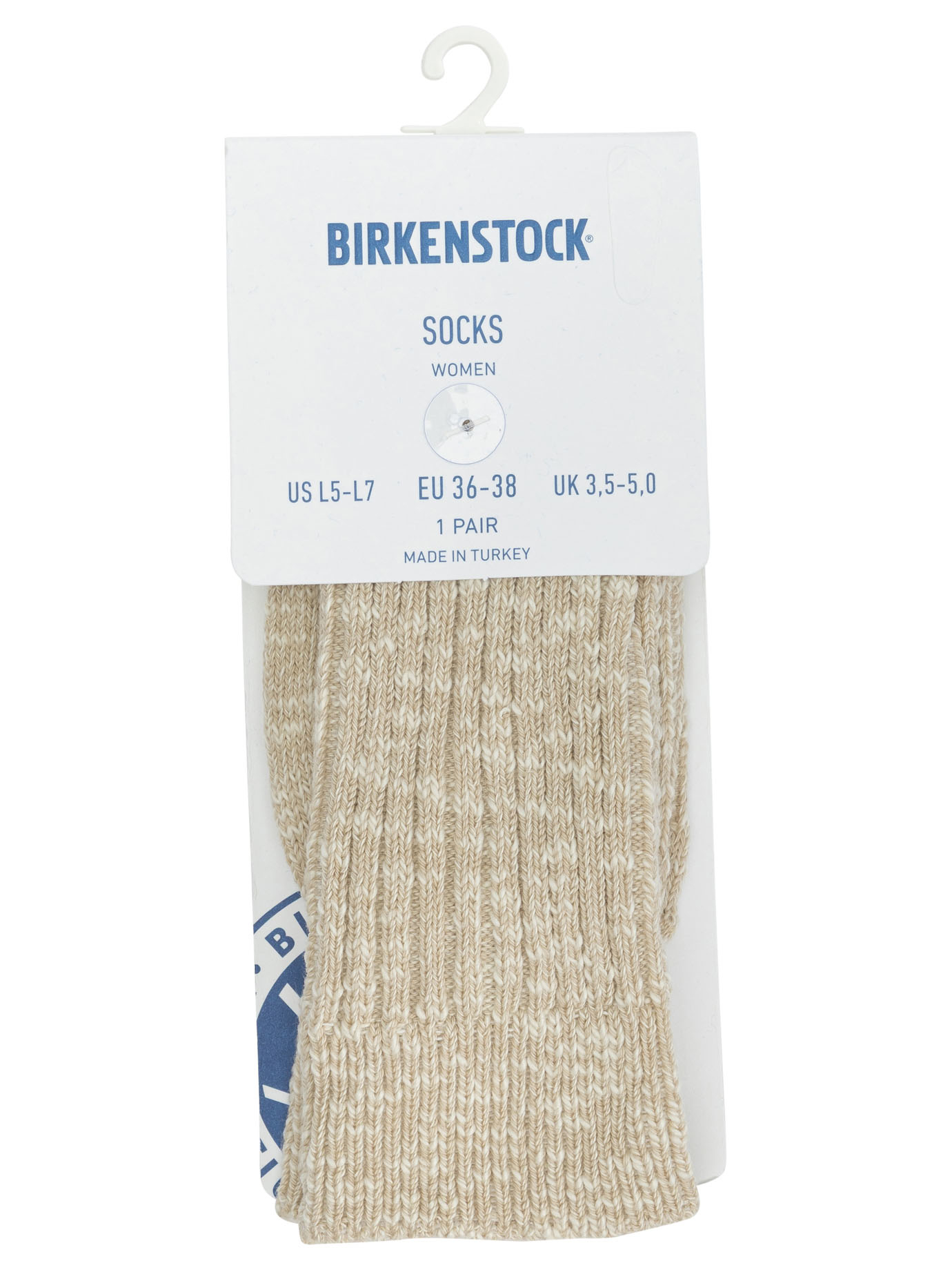[Birkenstock] Socks SS26 1008033BEIGE/WHITE