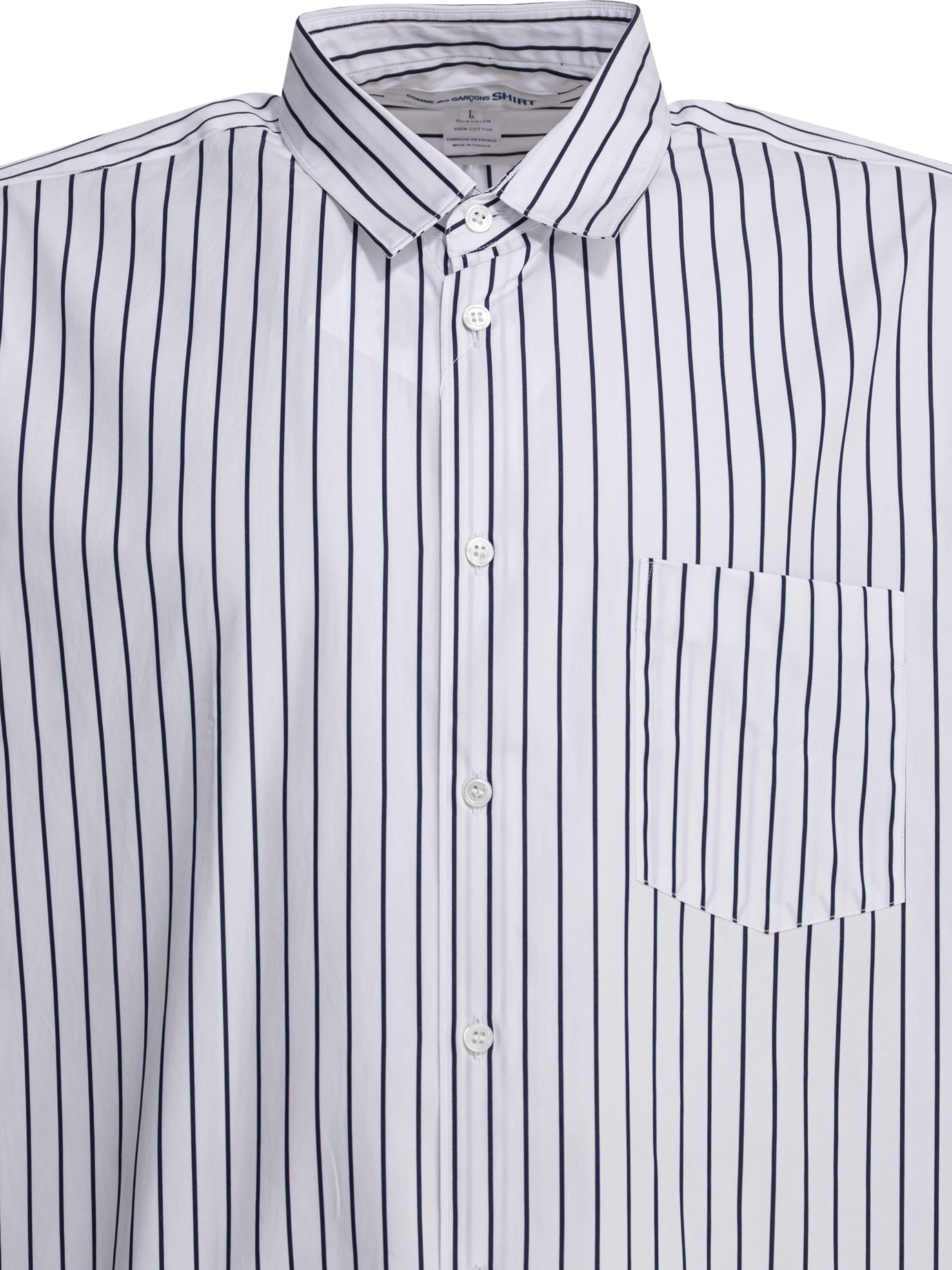 [COMME DES GARCONS FOREVER] Shirts Long Sleeve SS26 FZ-B115-PER119 STRIPE