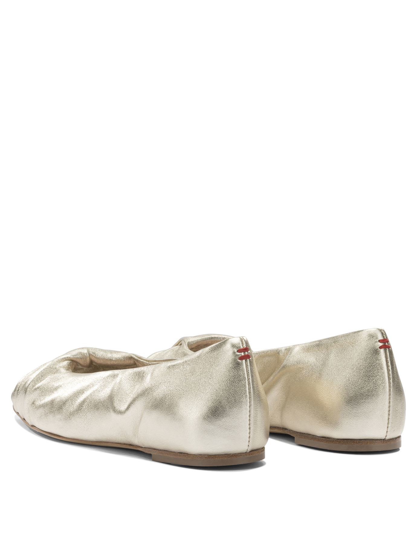 [Halmanera] Flat shoes SS26 SAMI01METALIC PLATINO